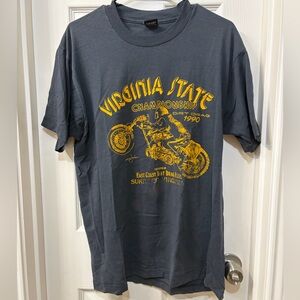 Screen Stars Gray Virginia State Championship Tee - VINTAGE